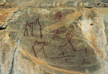 Peinture rupestre bushman